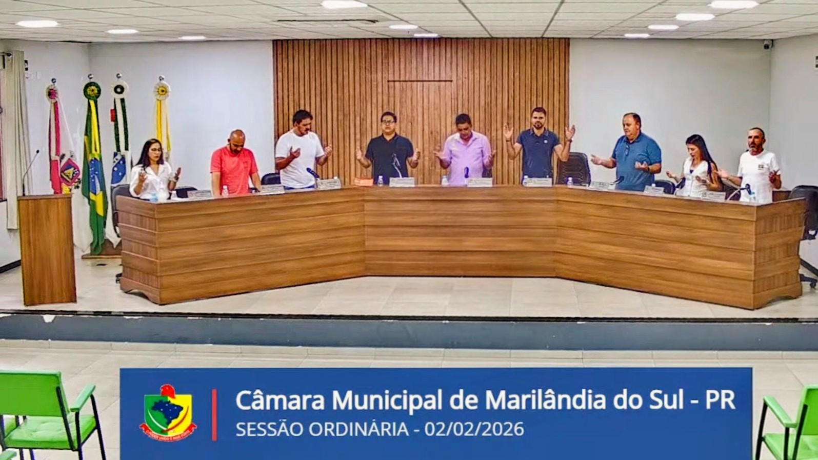 Câmara de Marilândia do Sul inicia trabalhos de 2026 e define comissões