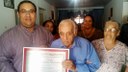 Presidente entrega Título de Cidadania Honorária a Valdomiro Borges